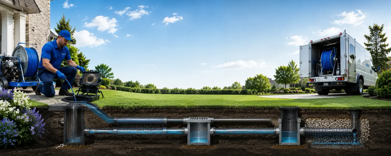 Outdoor drain cleaning information for Mazon, IL